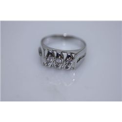 20.3 CTW CZ RING .925 STERLING SILVER