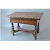 Image 1 : A 19th century William and Mary design marquetry rectangular centre table with rosewood, satinwoo...