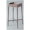 Image 1 : A mahogany urn stand with slide and square tapered legs £80-120...