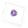 Image 1 : 2.20 CARAT *GEM QUALITY* PURPLE ZANDRITE 10X10MM TRILLIANT CUT & FACETED GEM!!