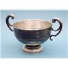 Image 1 : An Edwardian Irish silver trophy cup with flying scroll handles, Dublin 1907 (32ozs) £200-300...