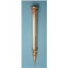 Image 1 : An S.Mordan & Co gilt metal propelling pencil with chased foliate decoration and hardstone seal t...