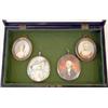 Image 1 : After Richard Cosway, a pair of watercolour on ivory miniatures, Sir William and Lady Forbes of M...