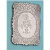 Image 1 : A Victorian silver card case with foliate scroll engraving, Birmingham 1852 £250-300...
