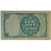 Image 2 : 1874 TWENTY FIVE CENT FRACTIONAL CURRENCY VF