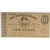 Image 1 : 1863 TEN CENT ALABAMA NOTE XF