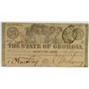 Image 1 : 1863 GEORGIA TWENTY FIVE CENT NOTE VF+