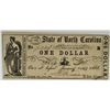 Image 1 : 1866 NORTH CAROLINA $1.00 NOTE XF