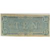 Image 2 : 1864 $10.00 CONFEDERATE NOTE NICE AU