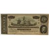 Image 1 : 1864 $20.00 CONFEDERATE NOTE NICE UNC
