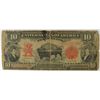 Image 1 : 1901 $10.00 "BUFFALO" U.S. NOTE, FAIR