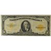 Image 1 : 1922 $10.00 GOLD CERT VG-F