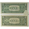 Image 2 : 1981 $1 FDR NOTE MINT ERROR FOLD OVER & 1985 $1 FDR NOTE MINT ERROR CUTTING