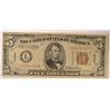 Image 1 : 1934 A $5 FEDERAL RESERVE NOTE "HAWAII"