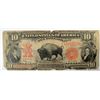 Image 1 : 1901 BISON $10 US NOTE only good but RARE note