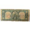 Image 2 : 1901 BISON $10 US NOTE only good but RARE note