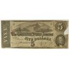Image 1 : CONFEDERATE $5.00 NOTE 1863 FAIR-GOOD