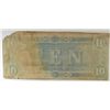 Image 2 : CONFEDERATE $5.00 NOTE 1863 FAIR-GOOD