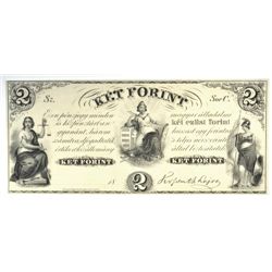 18-- $2 KET FORINT NOTE