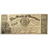 Image 1 : 1865 $10 STATE OF GEORGIA NOTE