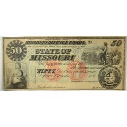 186- $50 MISSOURI DEFENSE BOND NOTE