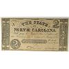 Image 1 : 1861 $2 STATE OF NORTH CAROLINA NOTE