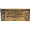 Image 1 : CONFEDERATE $10.00 NOTE 1864 VG-F