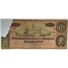 Image 1 : CONFEDERATE $20.00 NOTE 1864 TORN