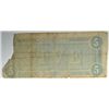 Image 2 : CONFEDERATE $5.00 NOTE 1864 TORN