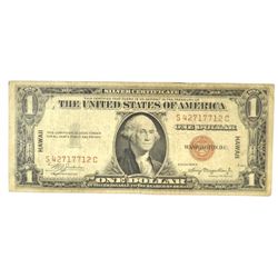 1935 A $1 SILVER CERTIFICATE "HAWAII" NOTE