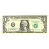 Image 1 : 1999 $1 FEDERAL RESERVE NOTE MINT ERROR (CUTTING & INK SMEAR)