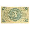 Image 2 : 1863 THREE CENT US FRACTIONAL NOTE