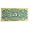 Image 2 : 1863 TWENTY FIVE CENT US FRACTIONAL NOTE