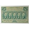 Image 1 : 1862 FIFTY CENT US POSTAGE CURRENCY