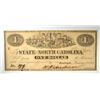 Image 1 : 1863 $1 STATE OF NORTH CAROLINA NOTE