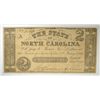 Image 1 : 1861 $2 STATE OF NORTH CAROLINA NOTE