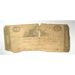 1814 $5 KENTUCKY INSURANCE COMPANY