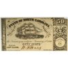 Image 1 : 1863 FIFTY CENT STATE OF NORTH CAROLINA NOTE