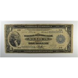 1918 $1 NATIONAL ST. LOUIS, MO NOTE