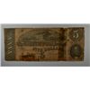 Image 1 : CONFEDERATE $5 NOTE 1864 FAIR-GOOD