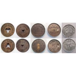 Five tokens