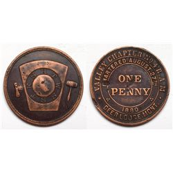 Deer Lodge Masonic One Penny