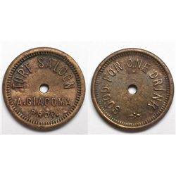 Tombstone Saloon token