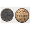 Image 1 : Two Arizona saloon tokens