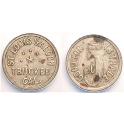 St. Louis Saloon Token