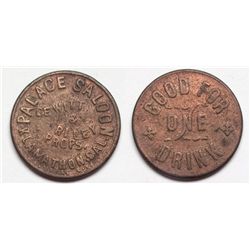 Palace Saloon Trade Token