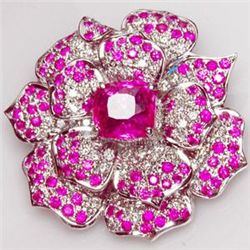 SAPPHIRE BROACH PENDANT