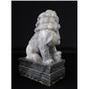 Image 2 : Pair of Chinese carved grey Foo Dogs