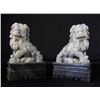 Image 5 : Pair of Chinese carved grey Foo Dogs