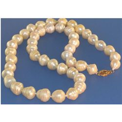 Akoya Pearl Baroque Cream Necklace